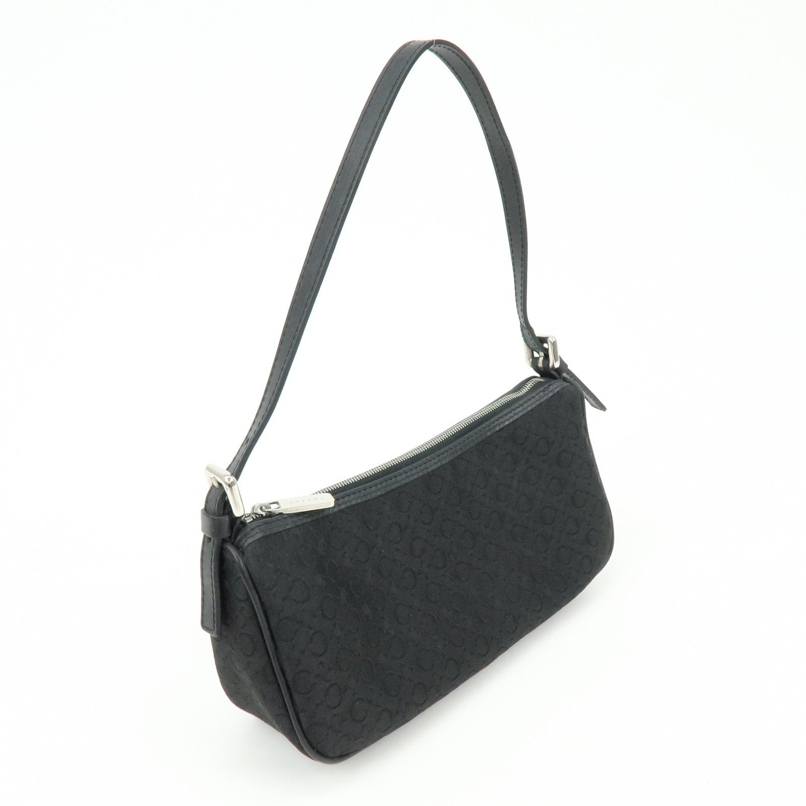 Celine C Macadam Shoulder Bag - Black, Leather
