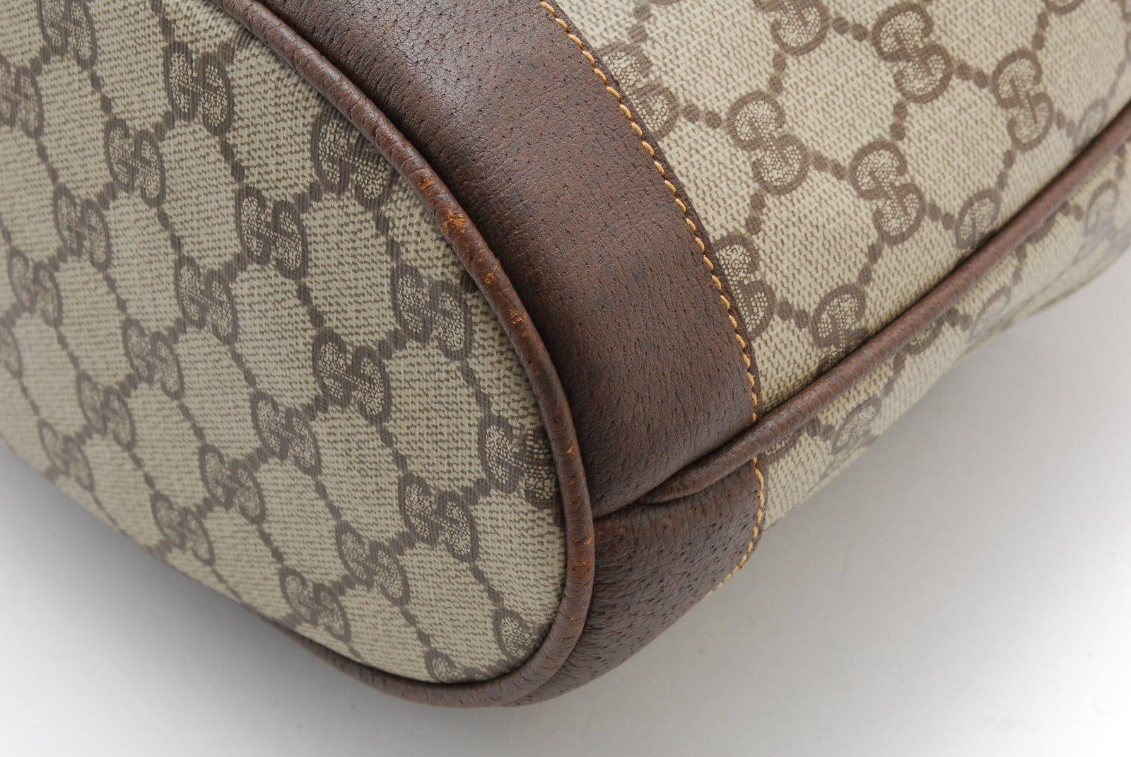 Gucci GG Bucket Bag Shoulder Bag - Beige Brown, Canvas Leather