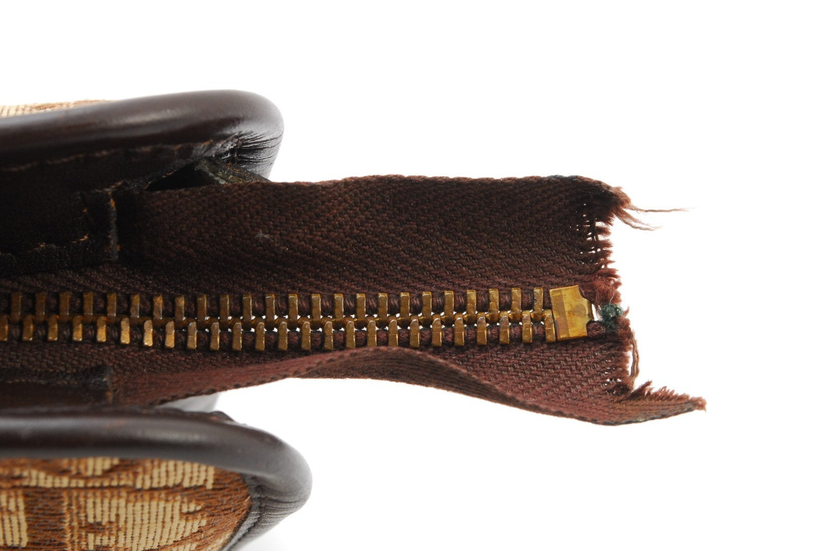 Dior Christian Trotter Clutch - Brown, Canvas Leather