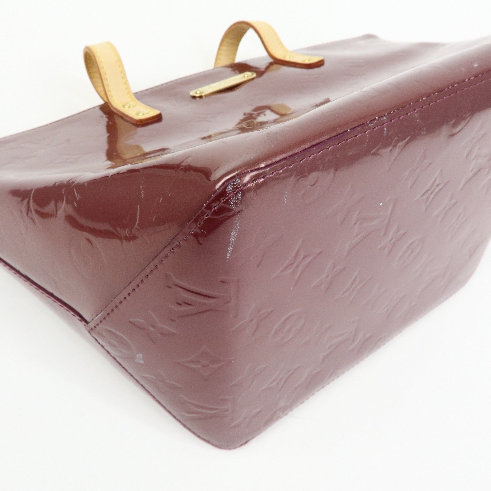 Louis Vuitton Monogram Vernis Bellevue PM Hand Bag Violet