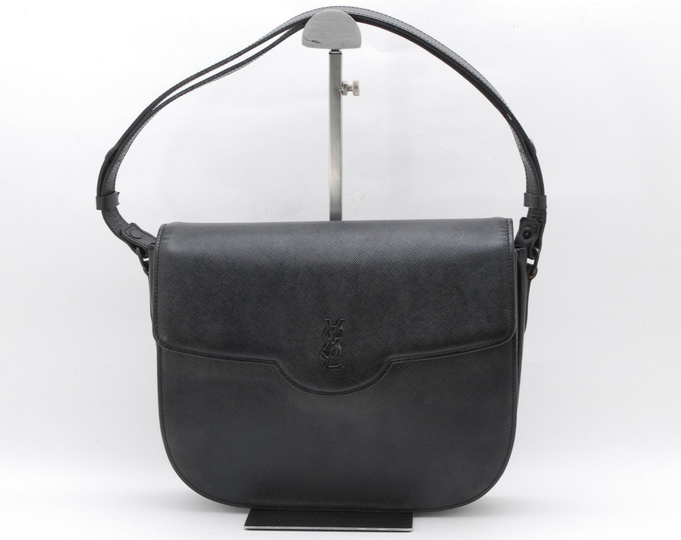 Saint Laurent Yves Shoulder Bag - Black, Leather