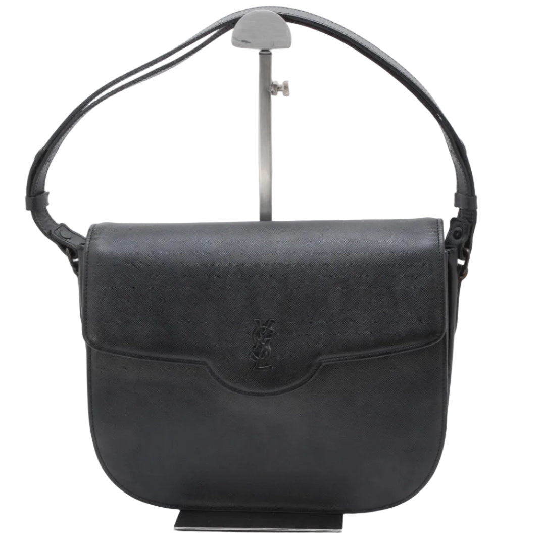 Saint Laurent Yves Shoulder Bag - Black, Leather