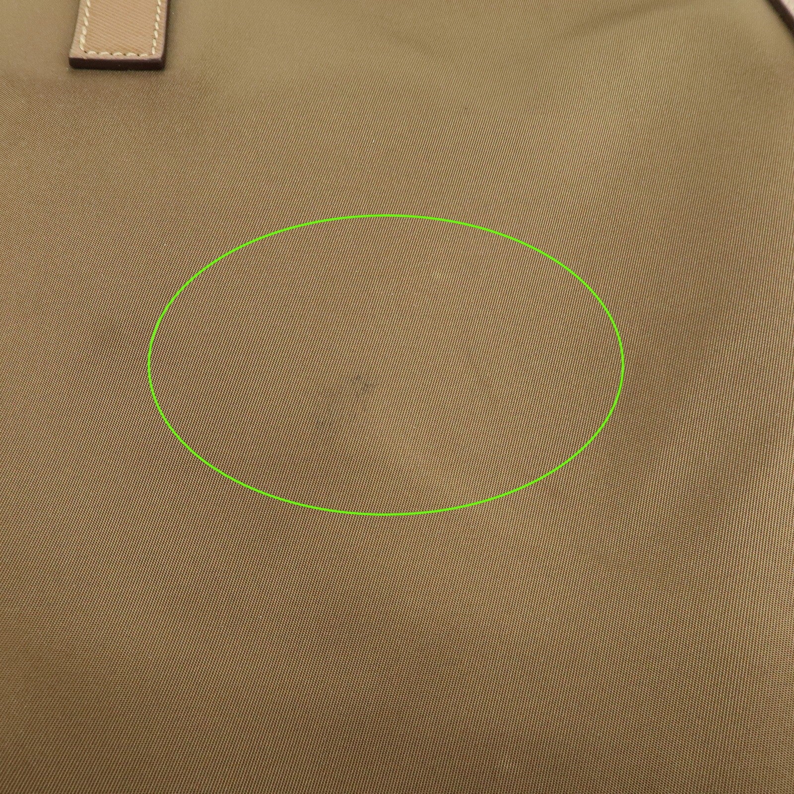 Prada Triangle Logo Tote Bag - Brown, Nylon and Saffiano Leather
