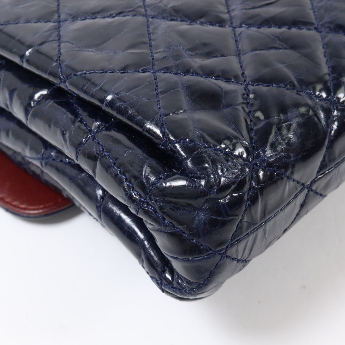 Chanel CC Chain Shoulder Bag - Blue, Calfskin Leather- מגיע עם כרטיס ושקית אבק