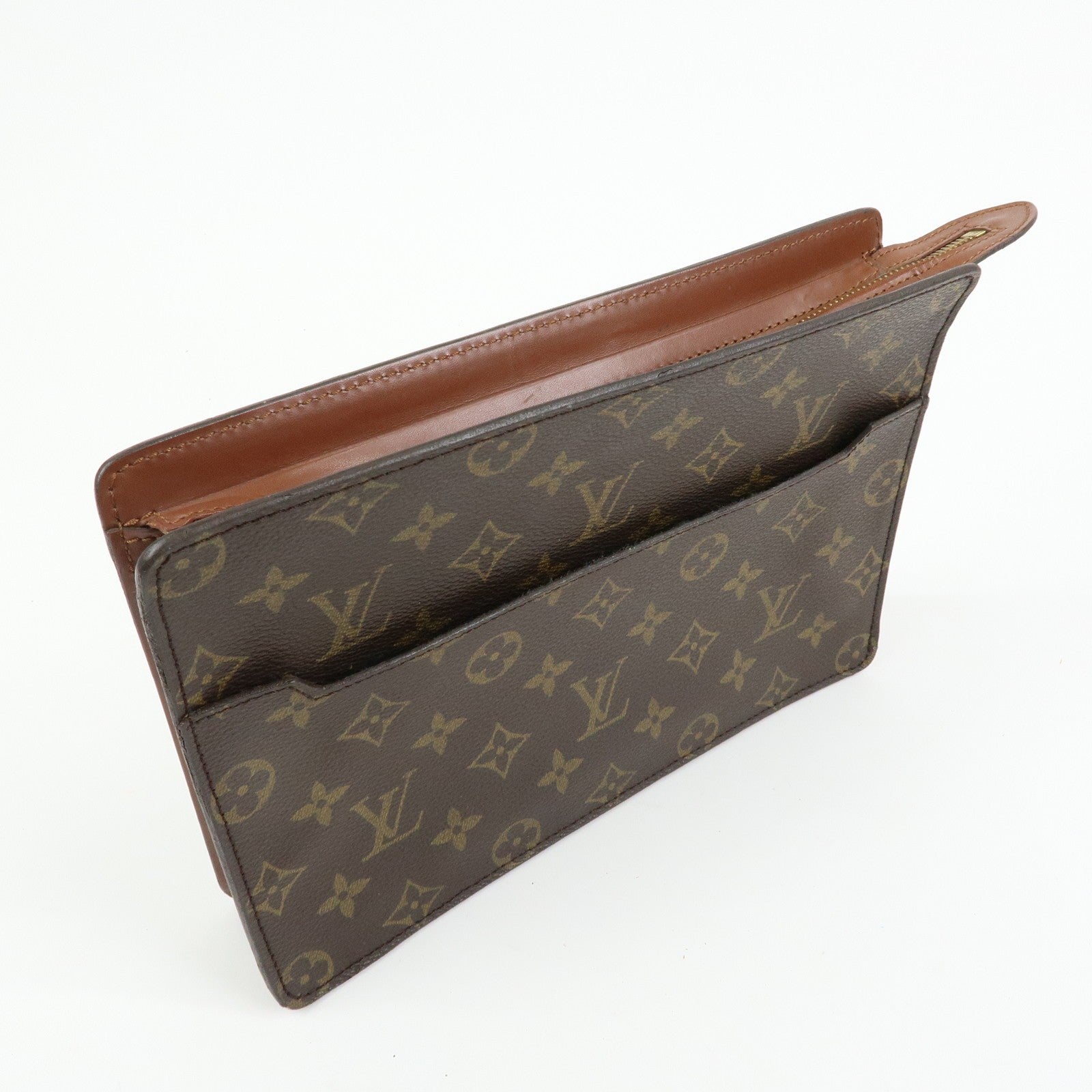 Louis Vuitton Monogram Pochette Homme Clutch Bag - Monogram, Canvas, Leather