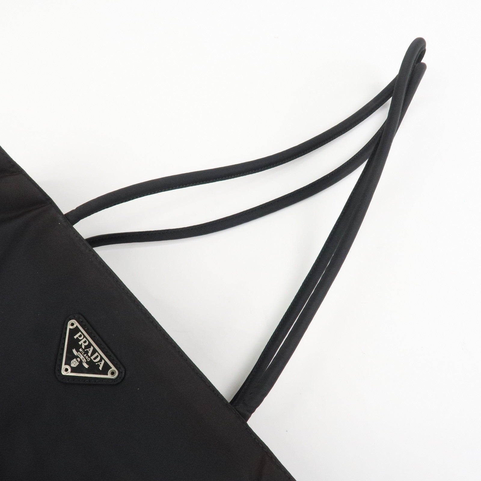 Prada Hand Bag - Black, Nylon