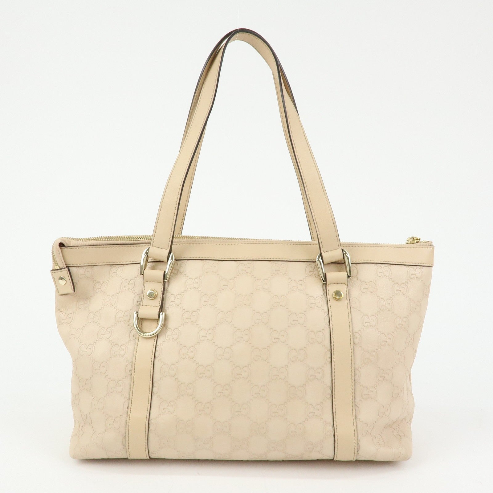 Gucci Abbey Tote Bag - Pink, Guccissima Leather