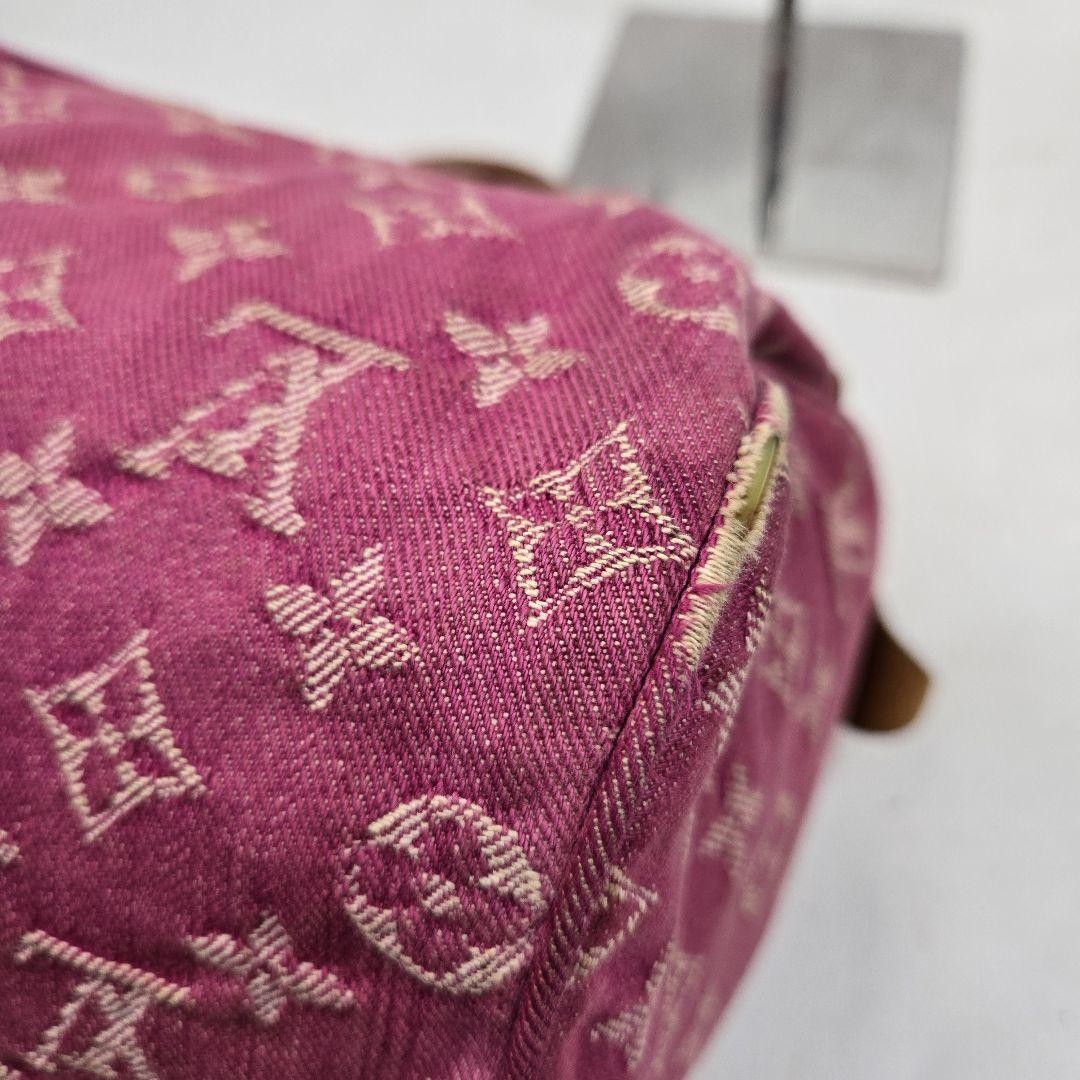 Louis Vuitton Monogram Denim Neo Speedy Handbag - Pink x Beige, Denim Leather