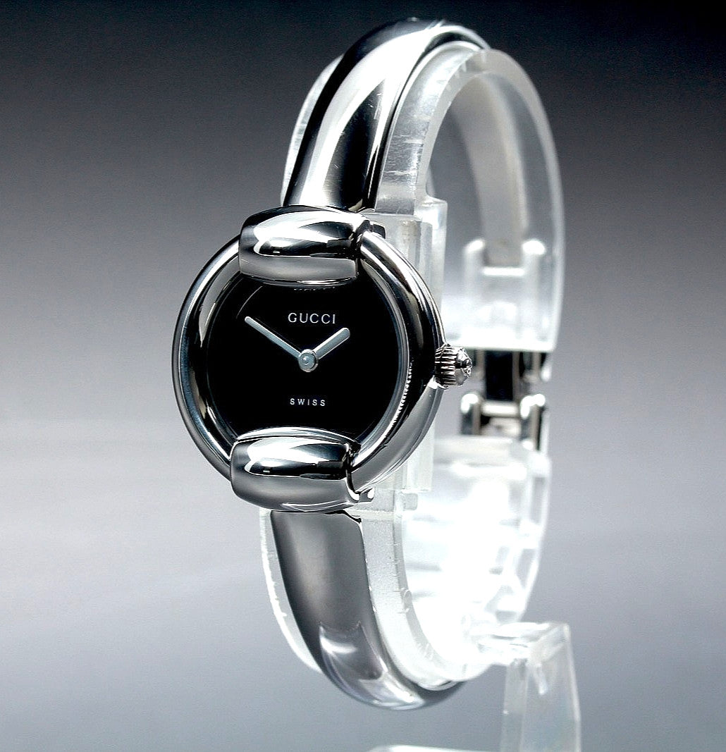 Gucci 1400L Watch - Black, Stainless Steel