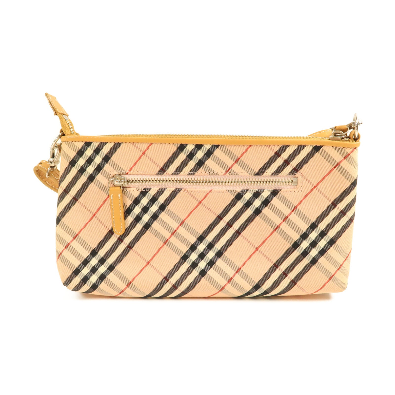 Burberry SHW Shoulder Bag - Pink/Beige, Canvas