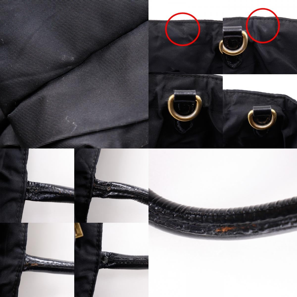 Prada Quilted Tote Handbag - Black, Nylon