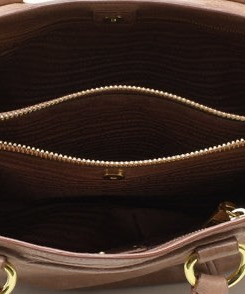 Prada Calf Soft Leather Tote Handbag - Antique, Cowhide Leather