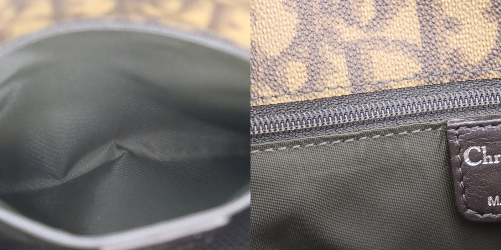 Christian Dior Trotter Handbag - Brown, PVC