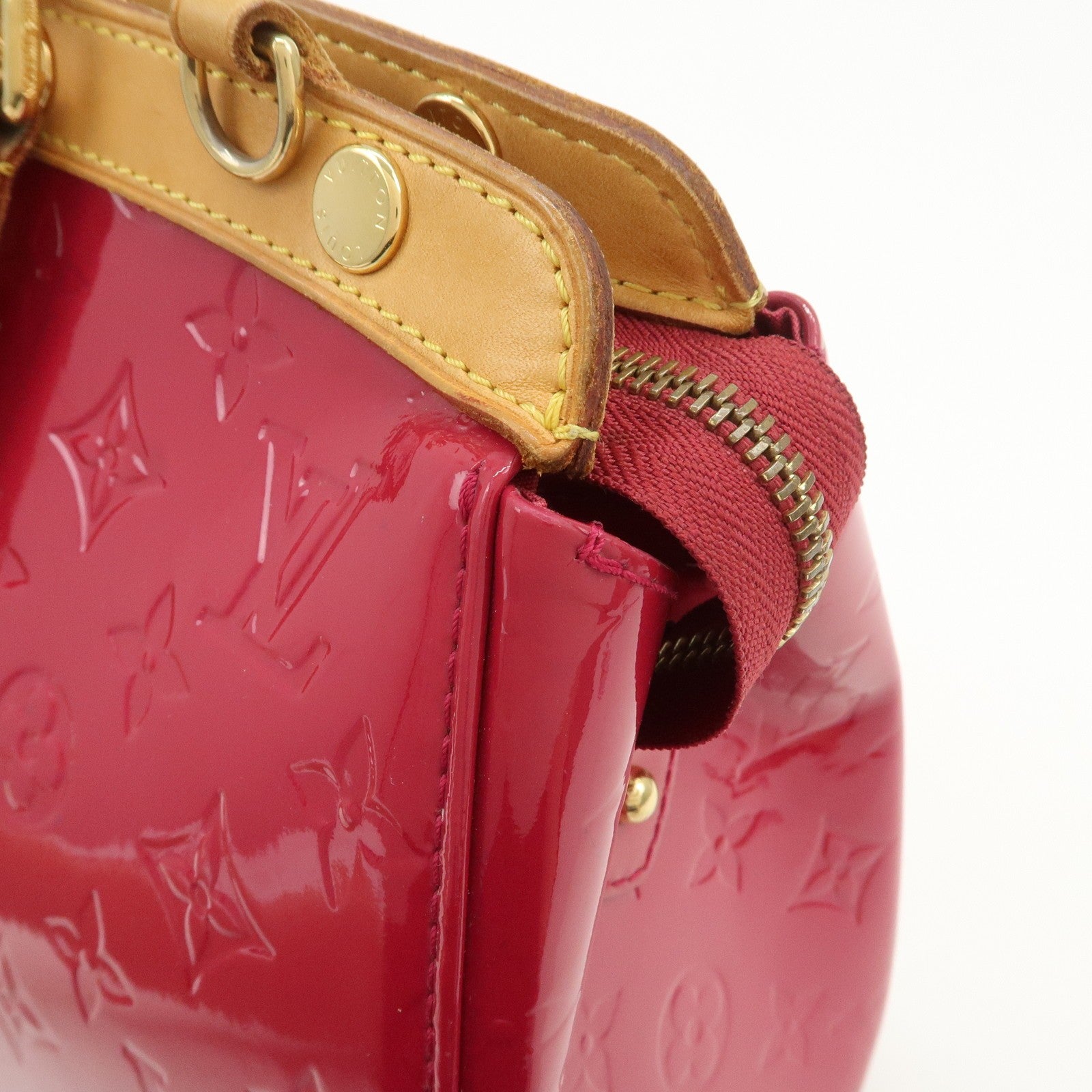 Louis Vuitton Vernis Brea MM 2Way Bag - Rose Indien, Vernis Leather