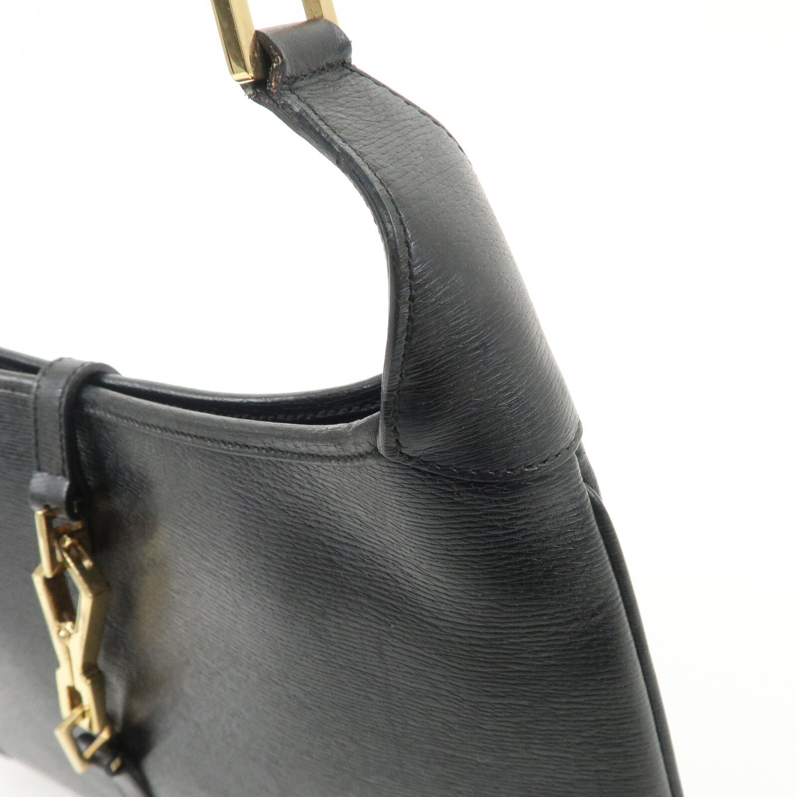 Gucci Bamboo Shoulder Bag - Black, Leather