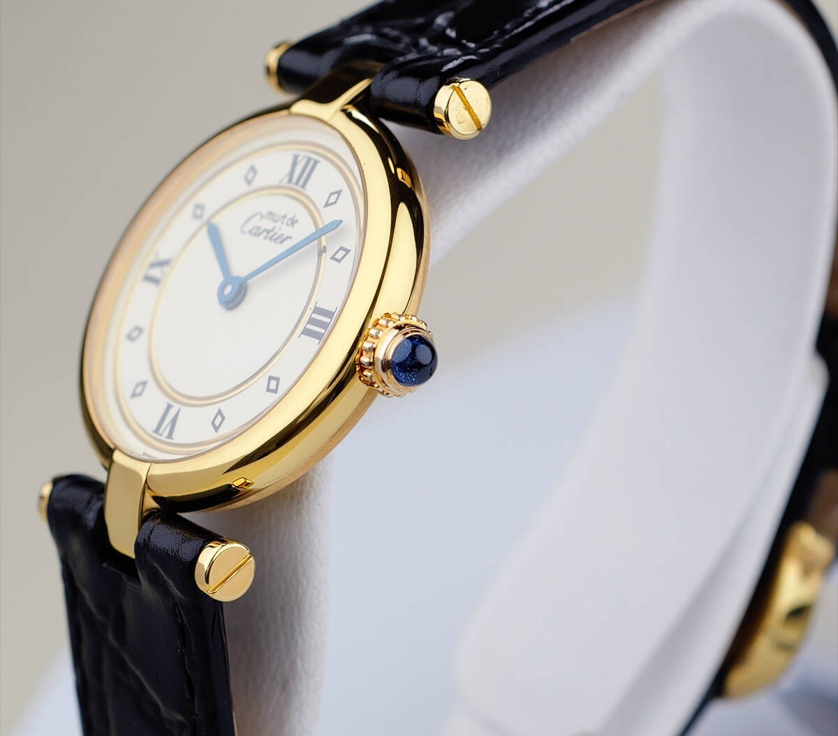 Cartier Vendome Wristwatch - Gold, Stainless Steel