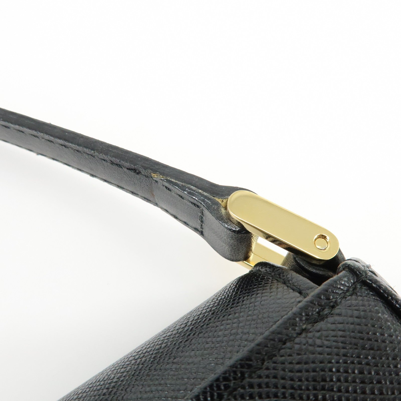 Burberry Leather Flap Shoulder Bag - Black, Leather
