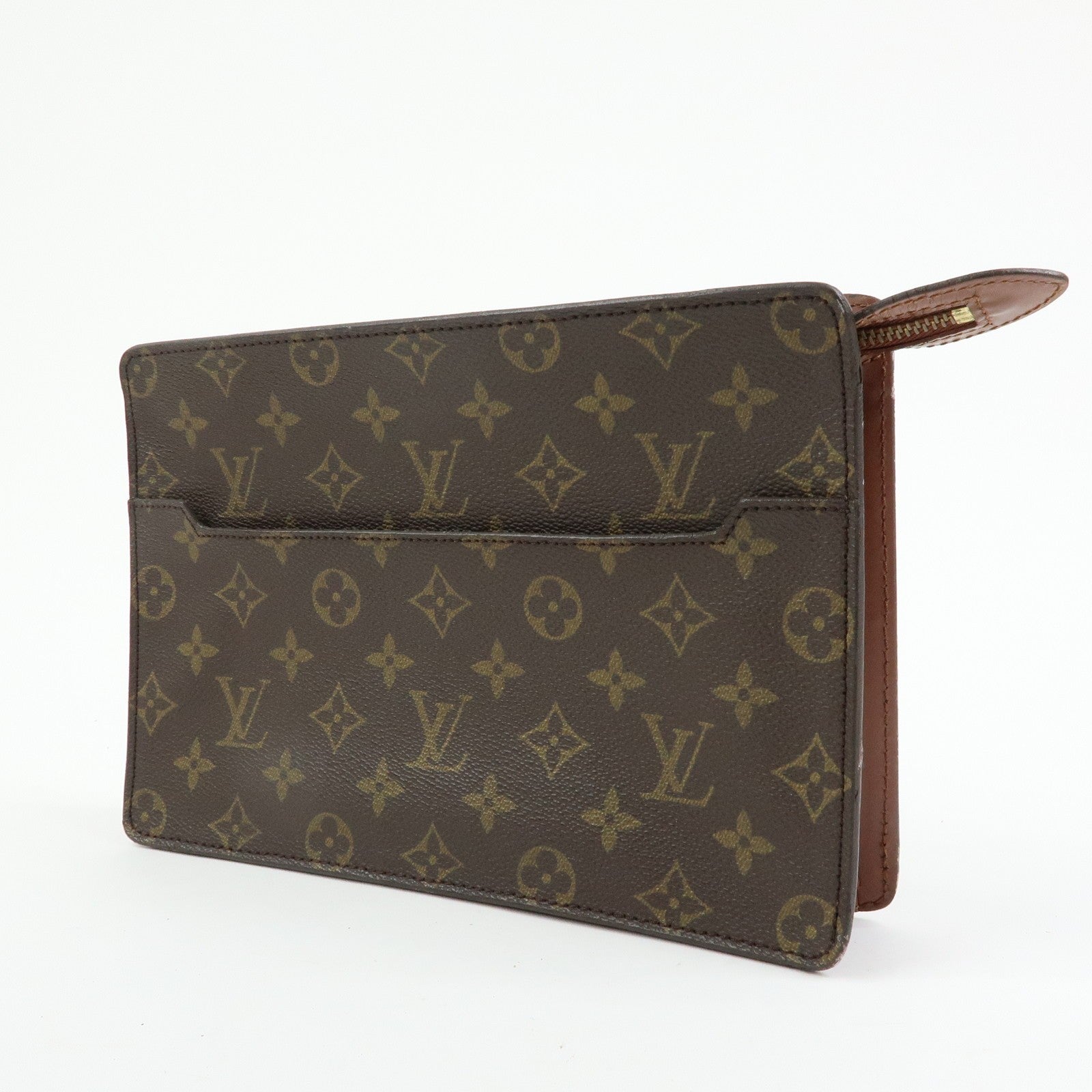 Louis Vuitton Monogram Pochette Homme Clutch Bag - Monogram, Canvas, Leather