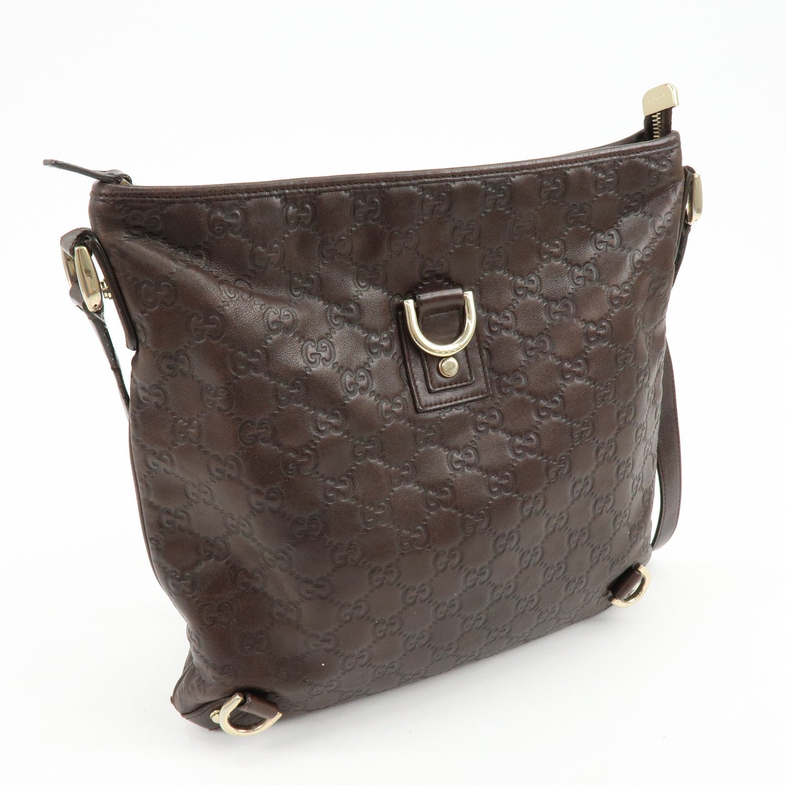 Gucci Abbey Shoulder Bag - Brown, Leather