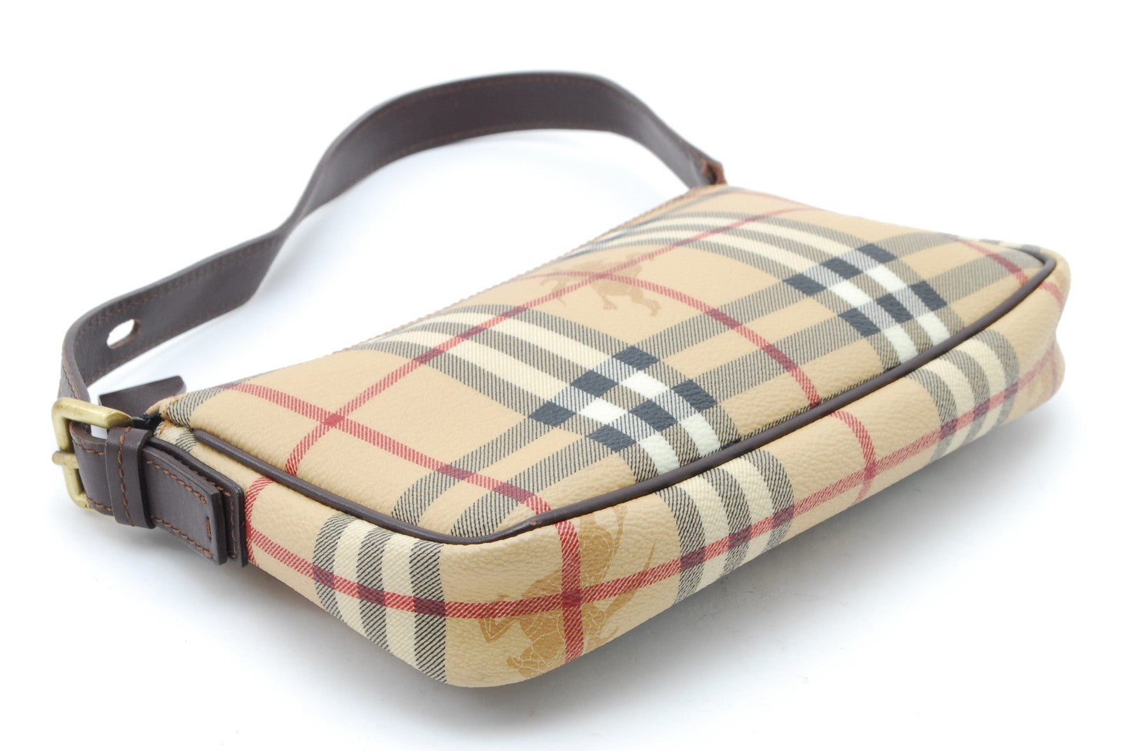 Burberry Nova Check Shoulder Bag - Beige, Canvas and Leather