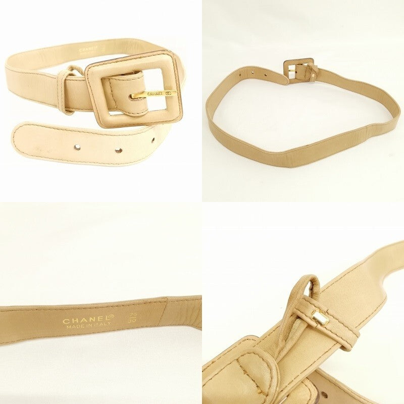 Chanel Bicolor Matelasse Waist Pouch Bag - Beige, Lambskin