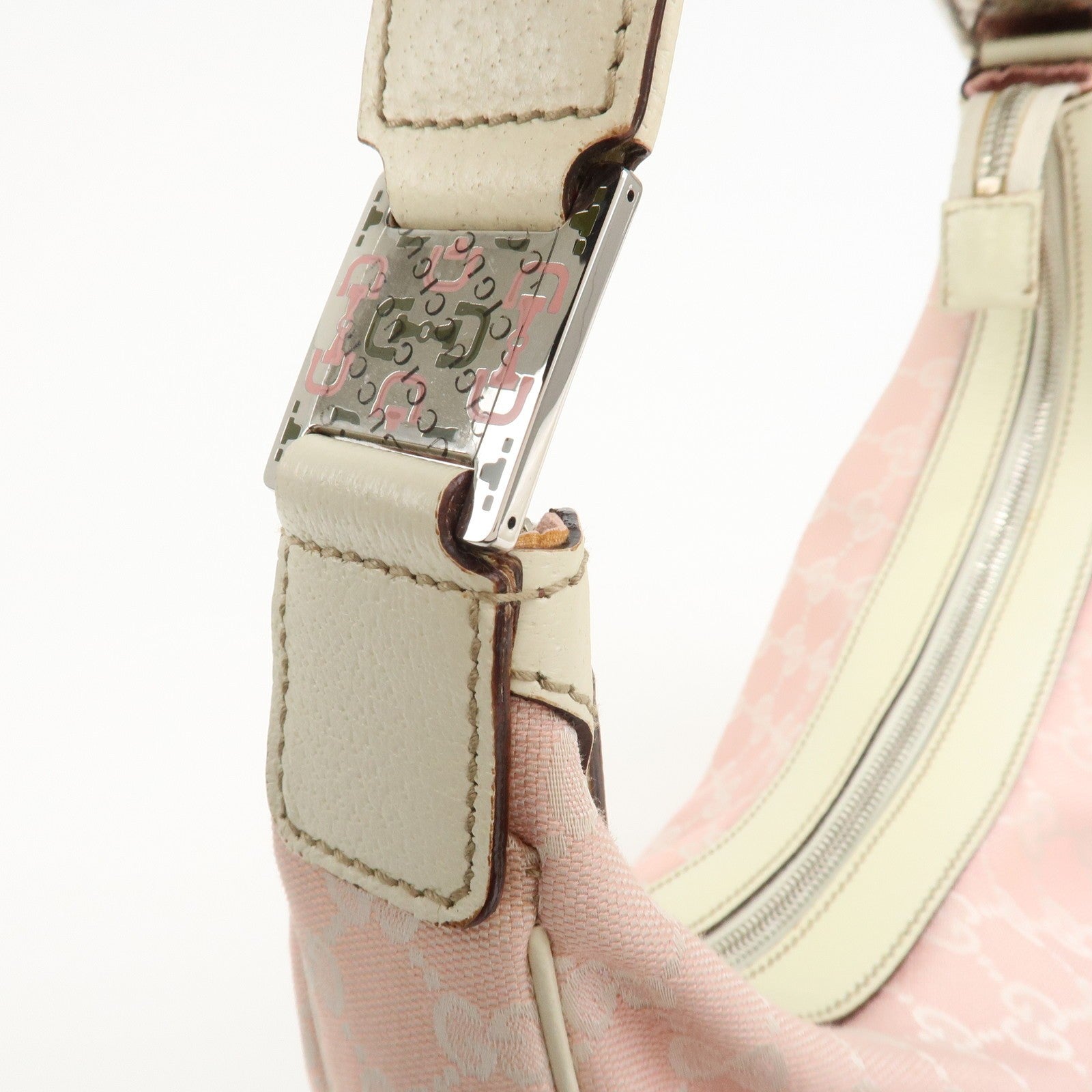Gucci Shoulder Bag - Pink, Canvas Leather