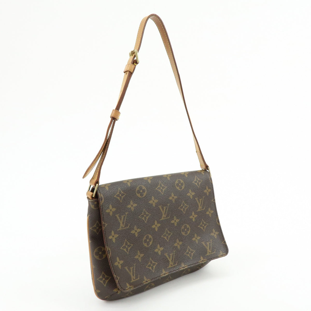 Louis Vuitton Musette Tango Shoulder Bag - Brown, Canvas