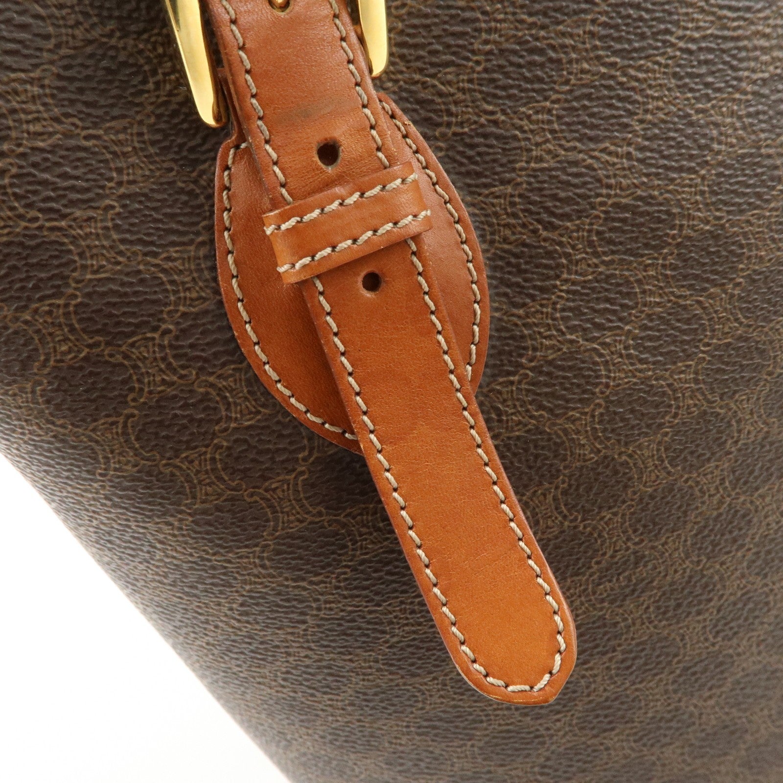 Celine Macadam Tote Bag - Brown, PVC Leather