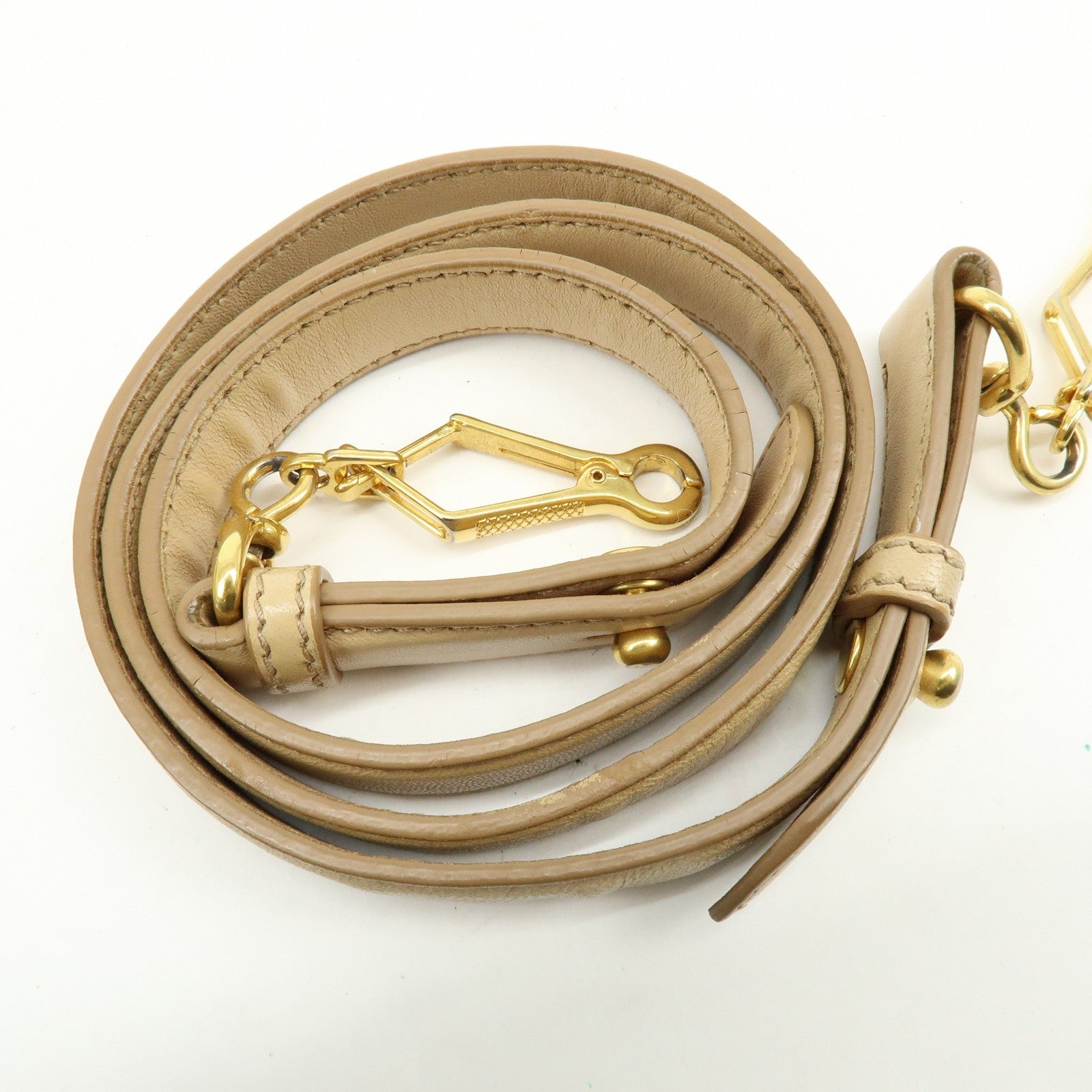 Miu Miu Matelasse 2Way Handbag - Beige, Leather