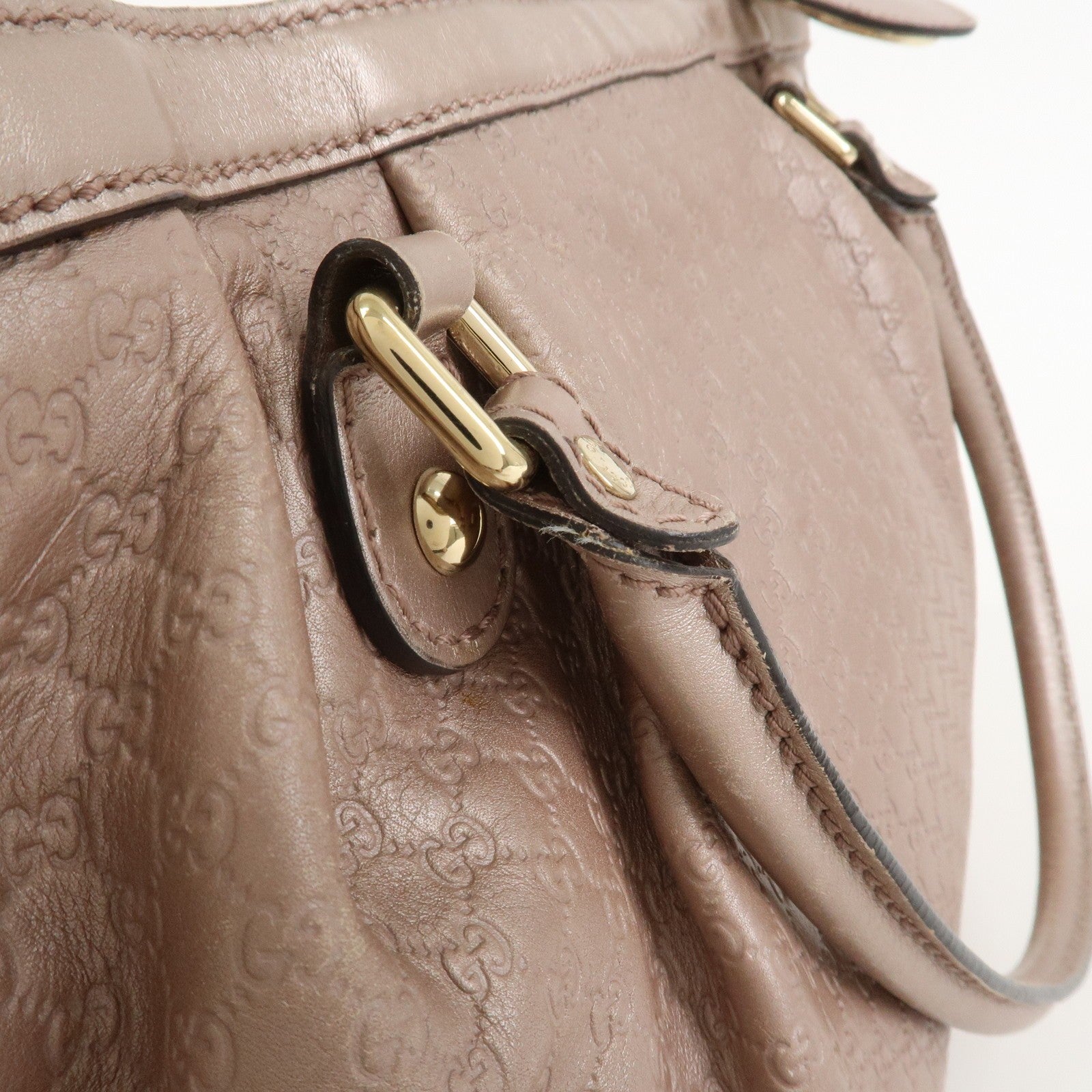 Gucci Shoulder Bag - Metallic Pink, Leather