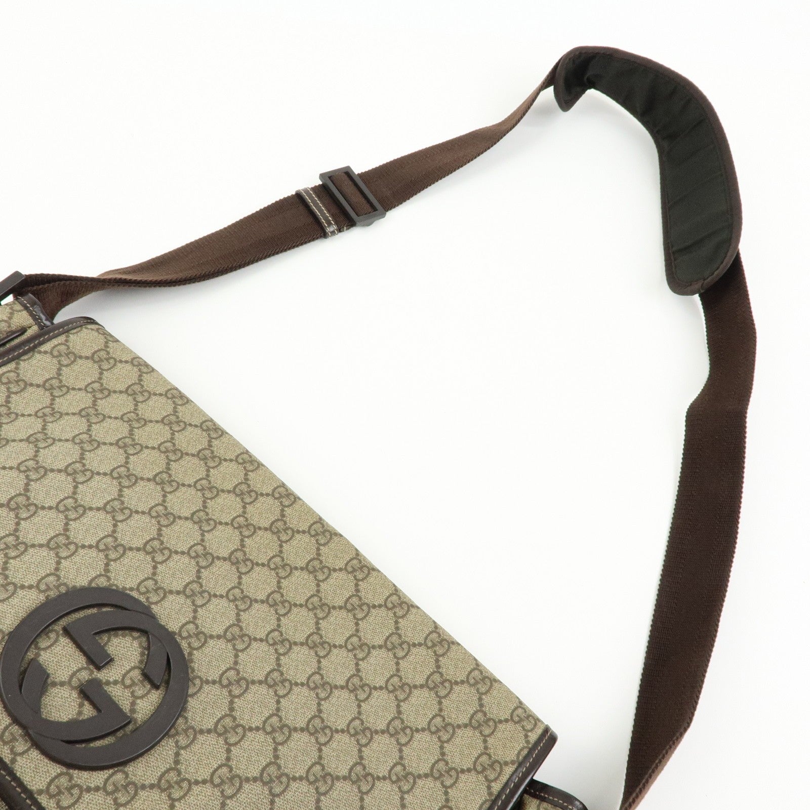 Gucci Shoulder Bag - Brown, GG Supreme, Leather