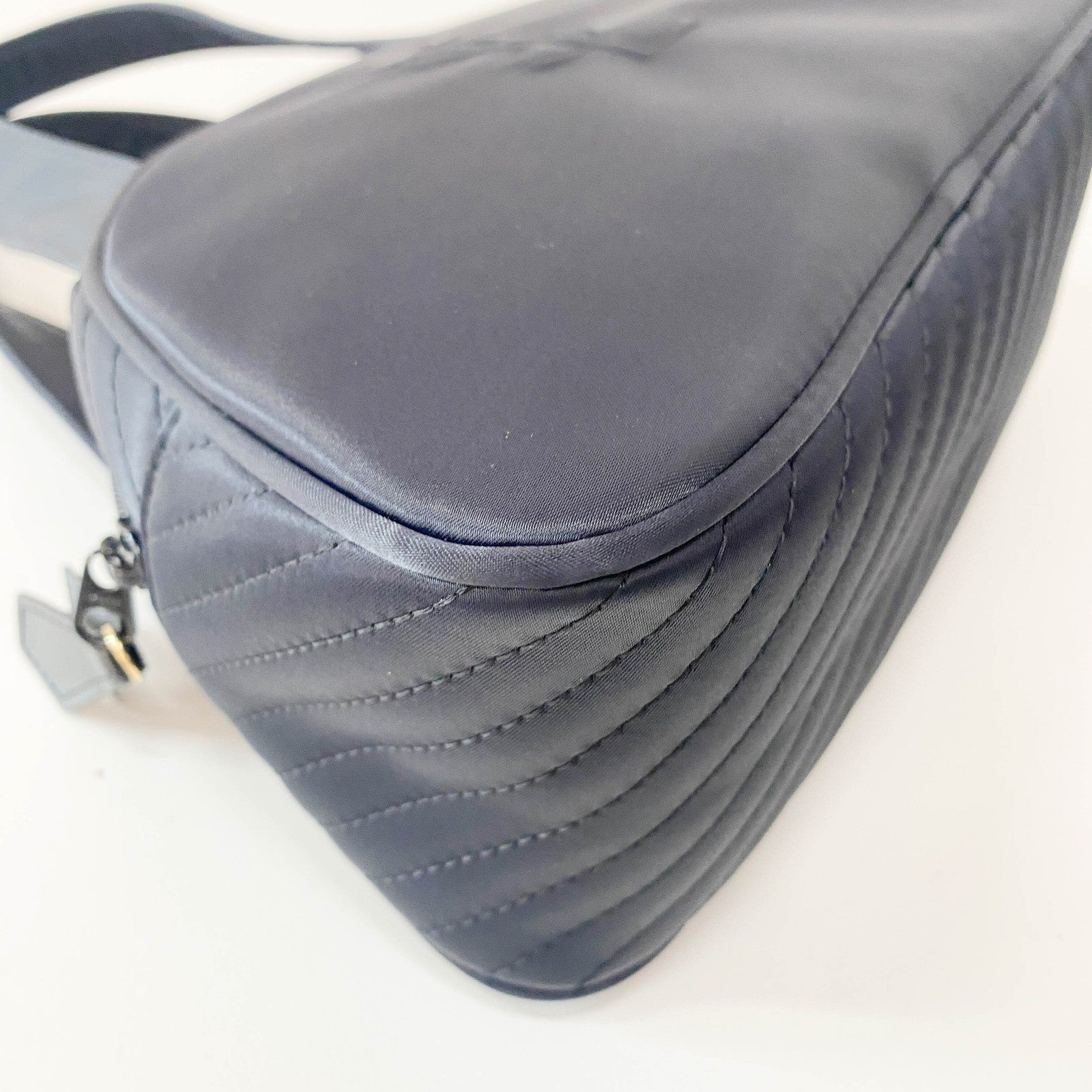 Saint Laurent YSL Hand Bag - Black, Neoprene