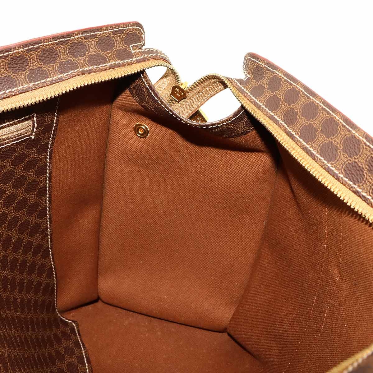 Celine Macadam Tote Bag - Brown, PVC Leather