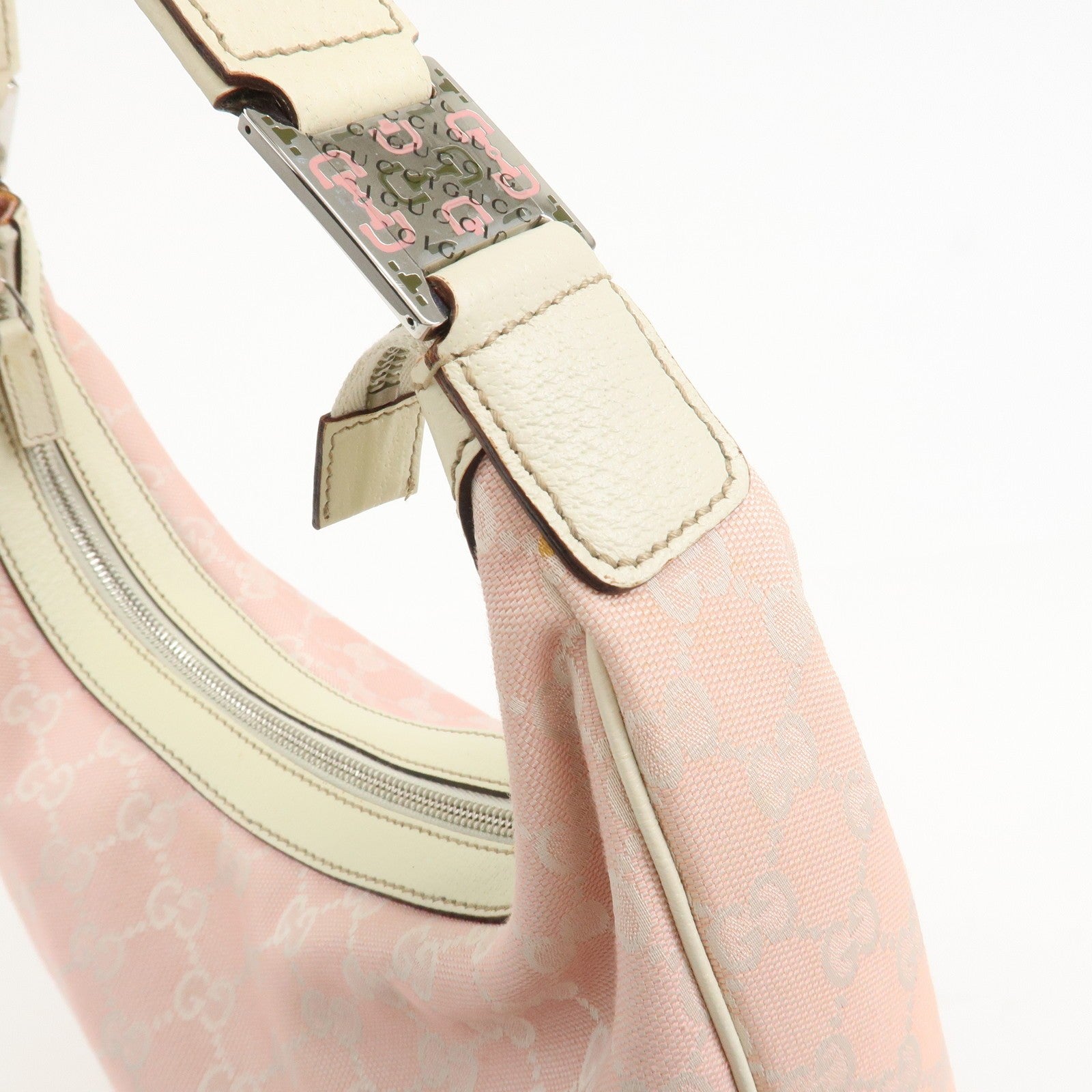 Gucci Shoulder Bag - Pink, Canvas Leather