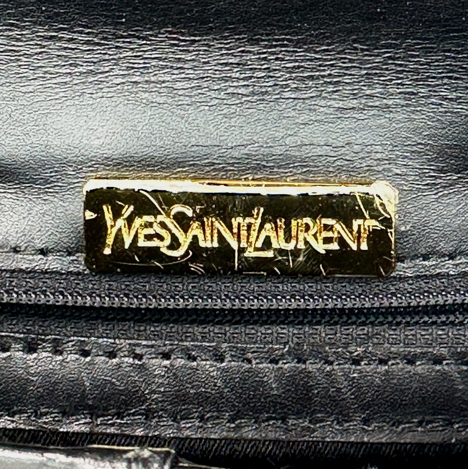 Saint Laurent Yves Shoulder Bag - Black, Leather