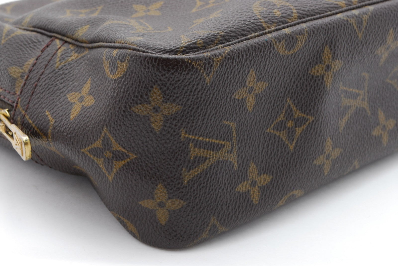 Louis Vuitton Trousse Toilette 28 Monogram Clutch - Brown, Leather