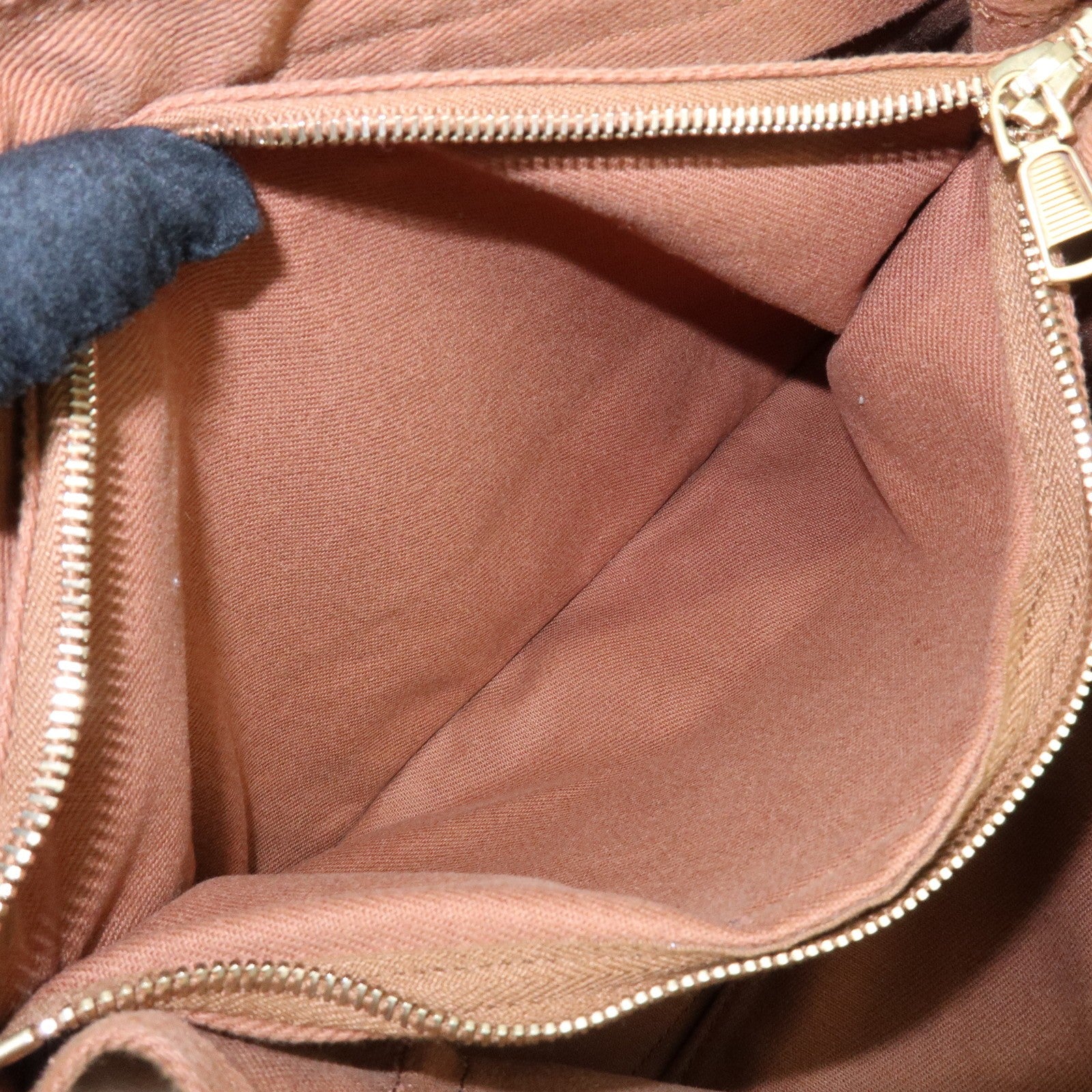 Saint Laurent Hand Bag - Brown, Leather and Canvas