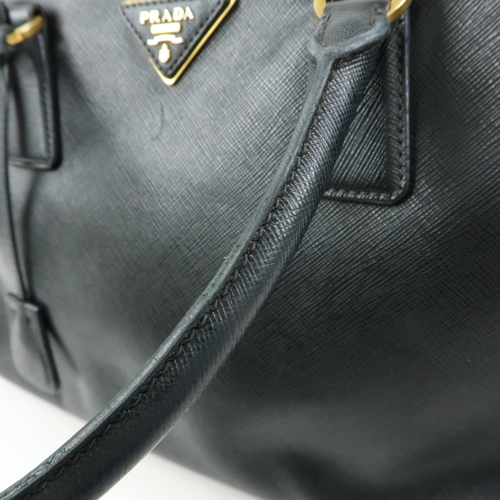 Prada 2Way Bag - Black, Saffiano Leather