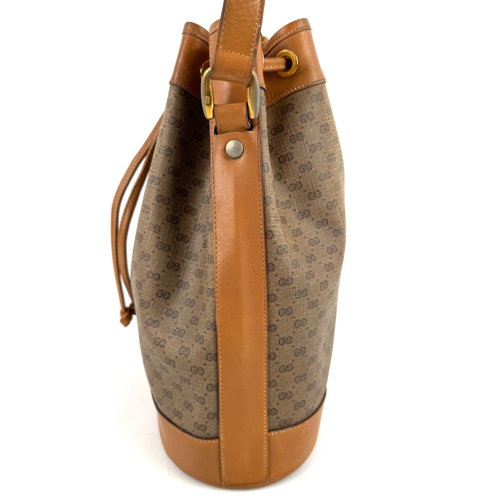 Gucci Micro GG Shoulder Bag - Brown, Leather and PVC