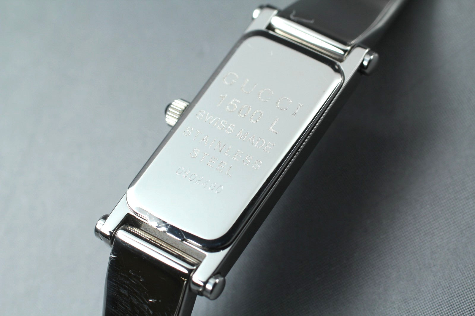 Gucci 1500L Women's Watch - Black, Stainless Steel