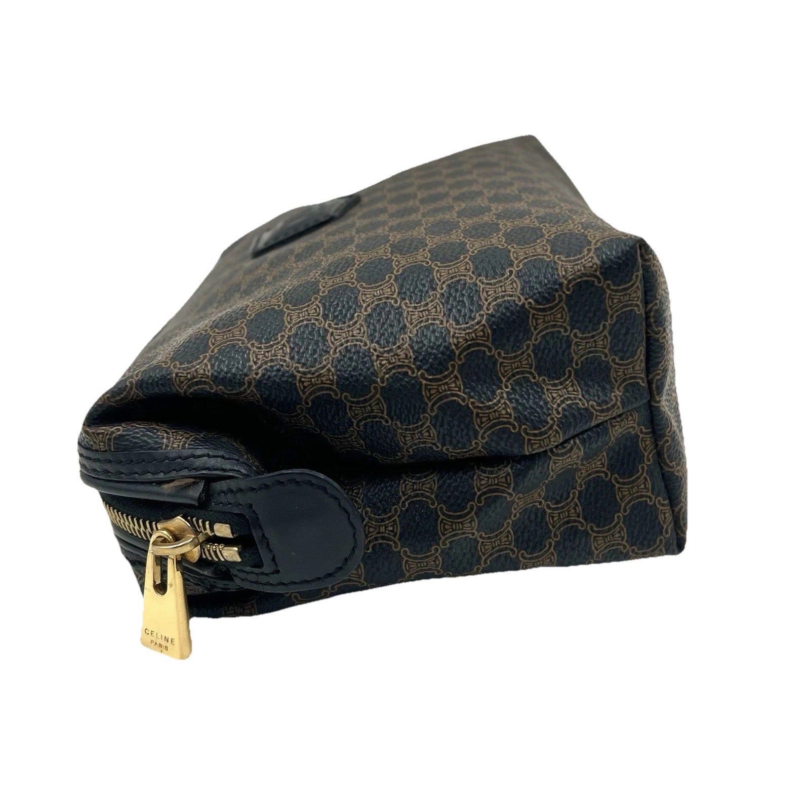 Celine Macadam Cosmetics Pouch - Black, PVC