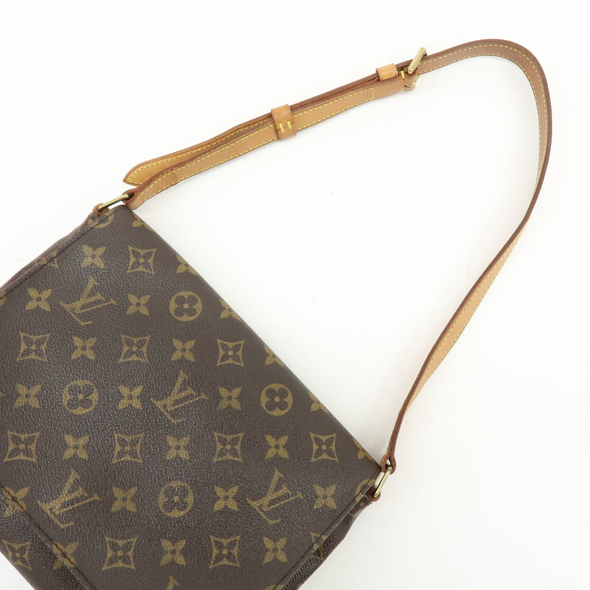 Louis Vuitton Musette Tango Shoulder Bag - Brown, Canvas