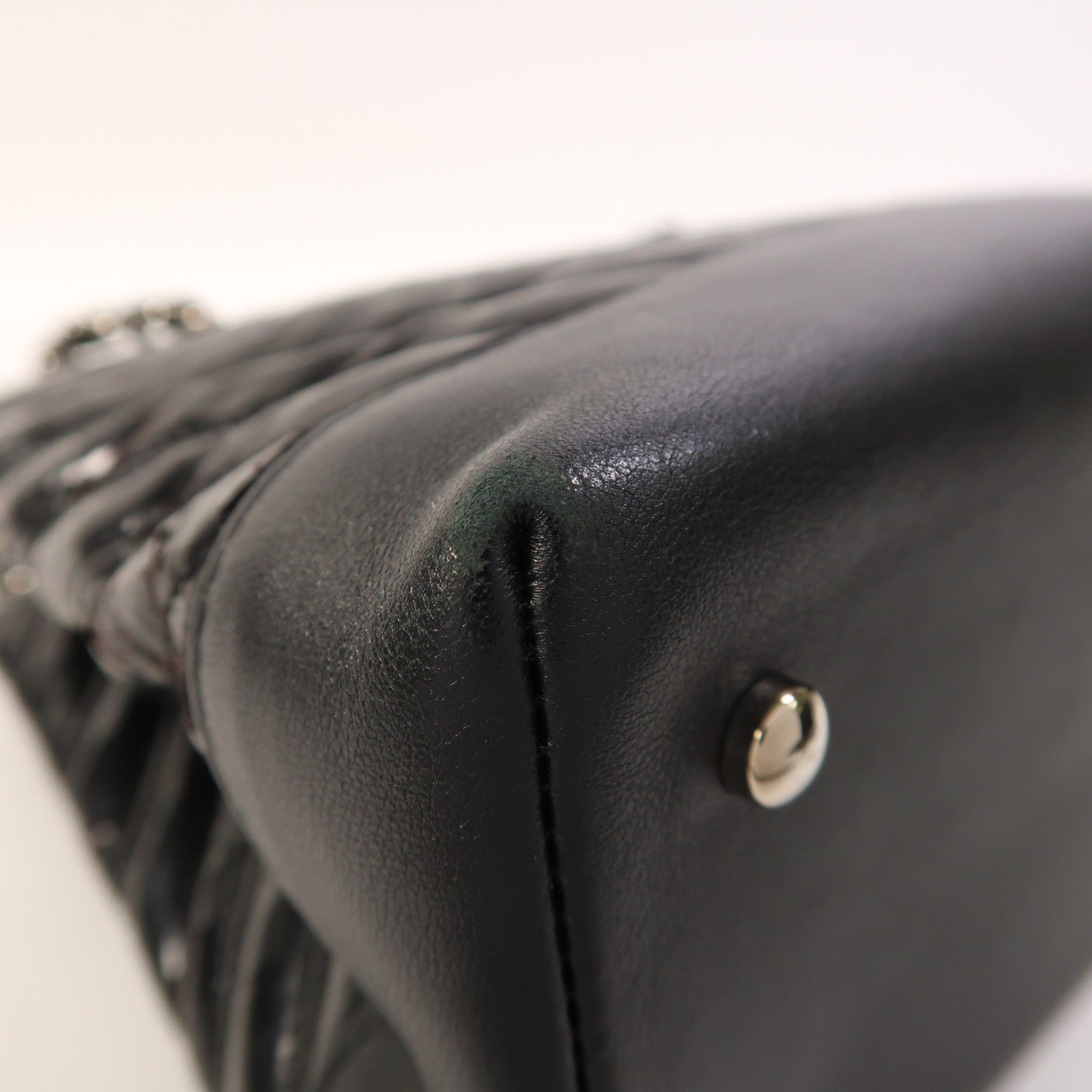 Chanel CC SHW Chain Shoulder Bag - Black, Leather