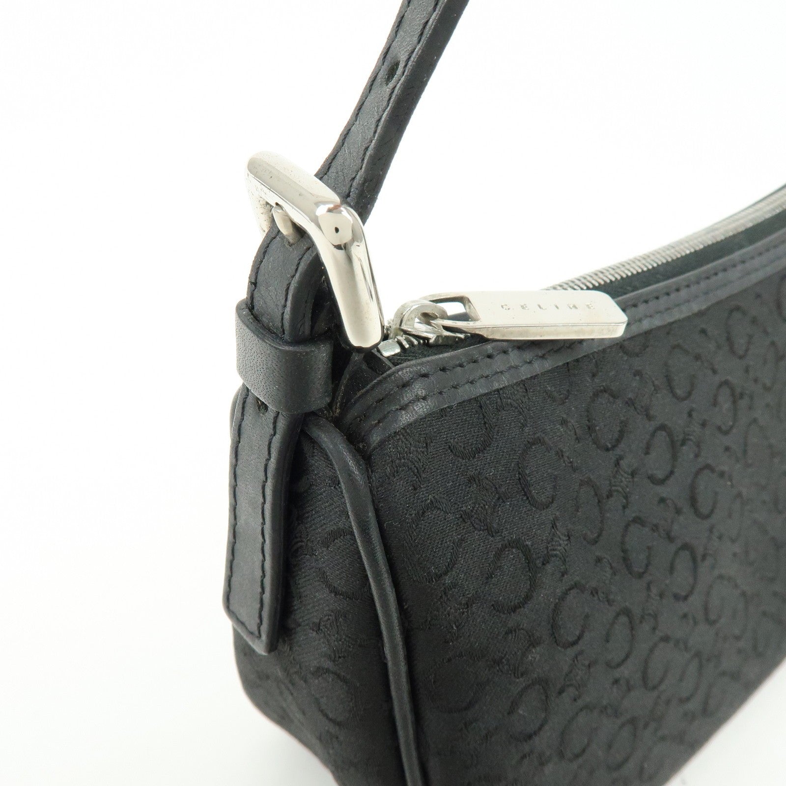 Celine C Macadam Shoulder Bag - Black, Leather