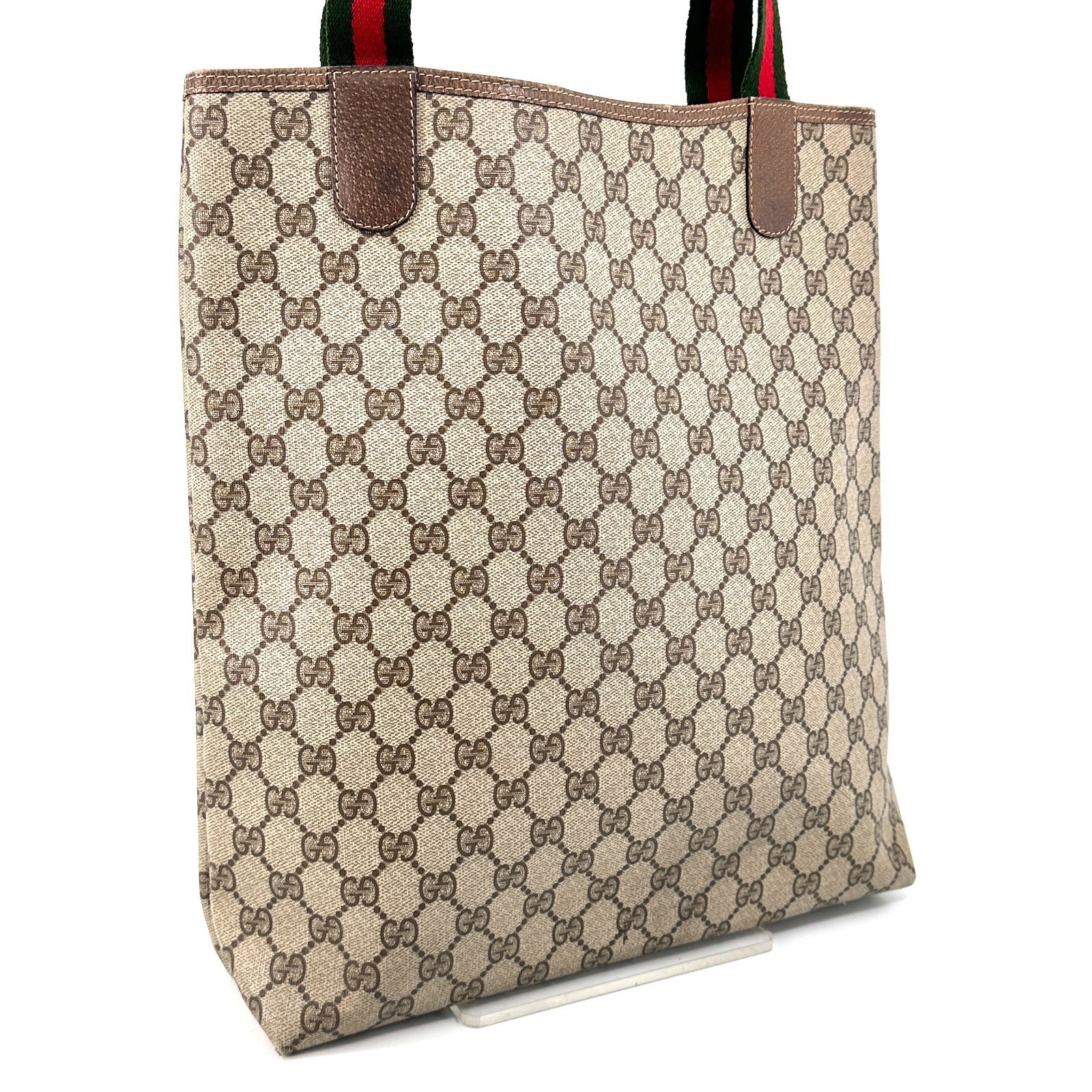 Gucci Sherry Tote Bag - Brown, Leather/PVC
