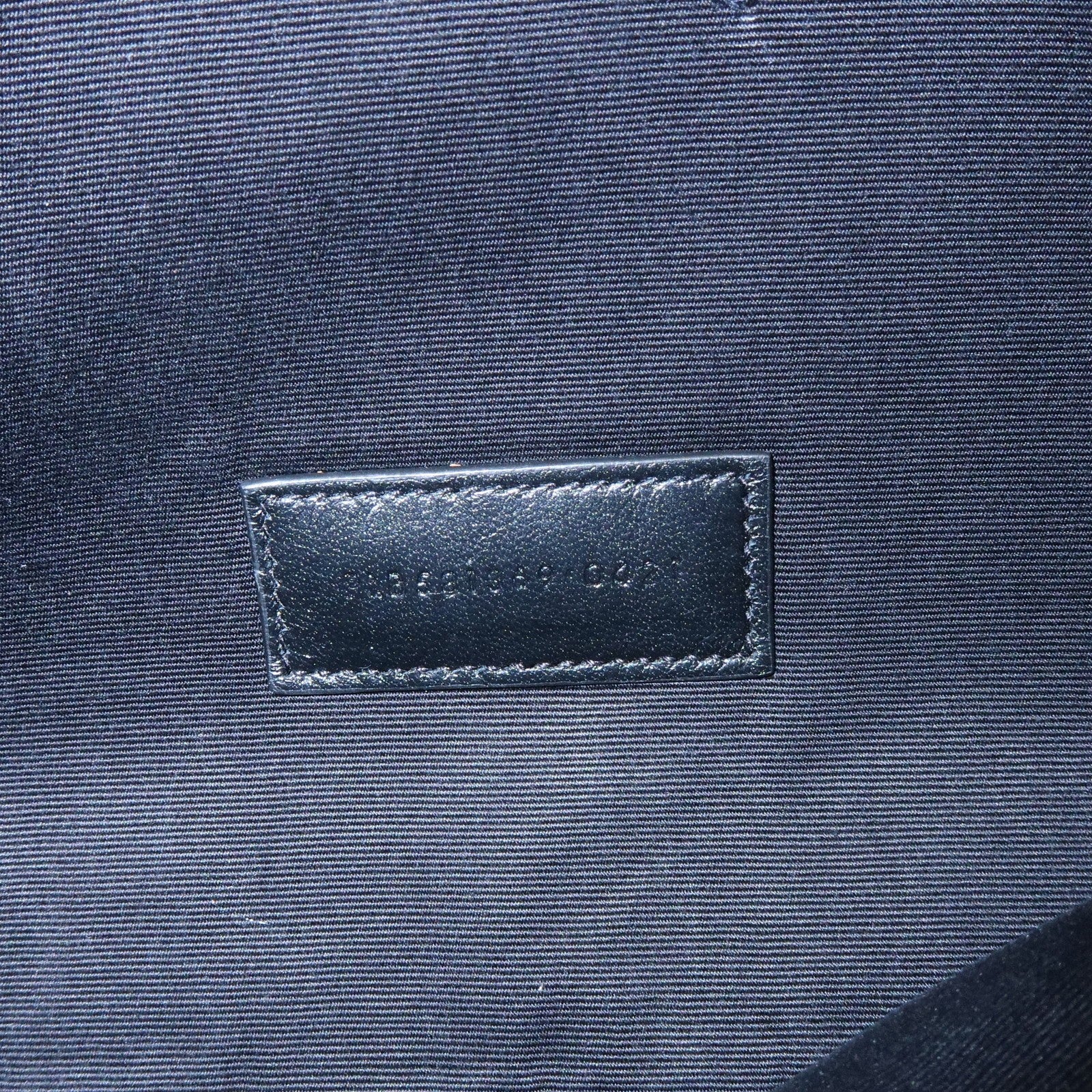 Saint Laurent Paris Clutch Bag - Black, Canvas, Leather
