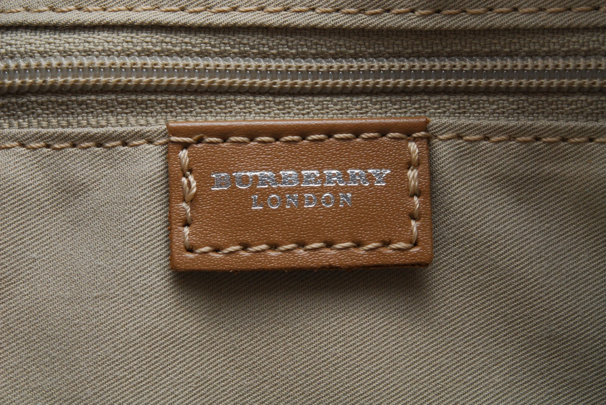 Burberry Nova Mini Boston Handbag - Red, Patent Leather