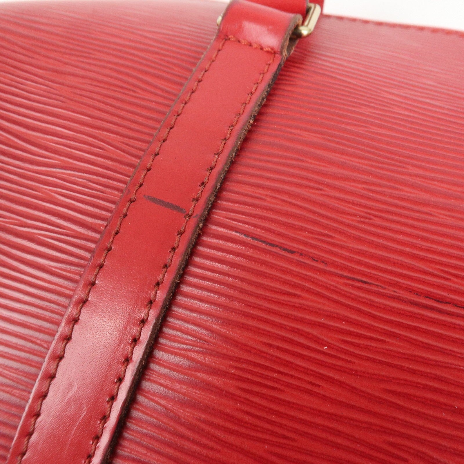 Louis Vuitton Epi Soufflot Hand Bag - Castillian Red, Epi Leather