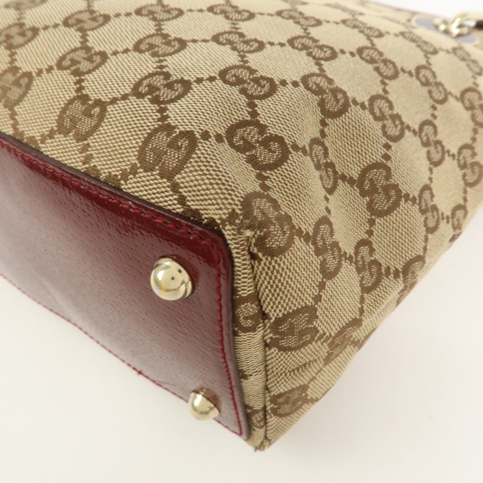 Gucci Tote Bag - Brown Bordeaux, GG Canvas Leather