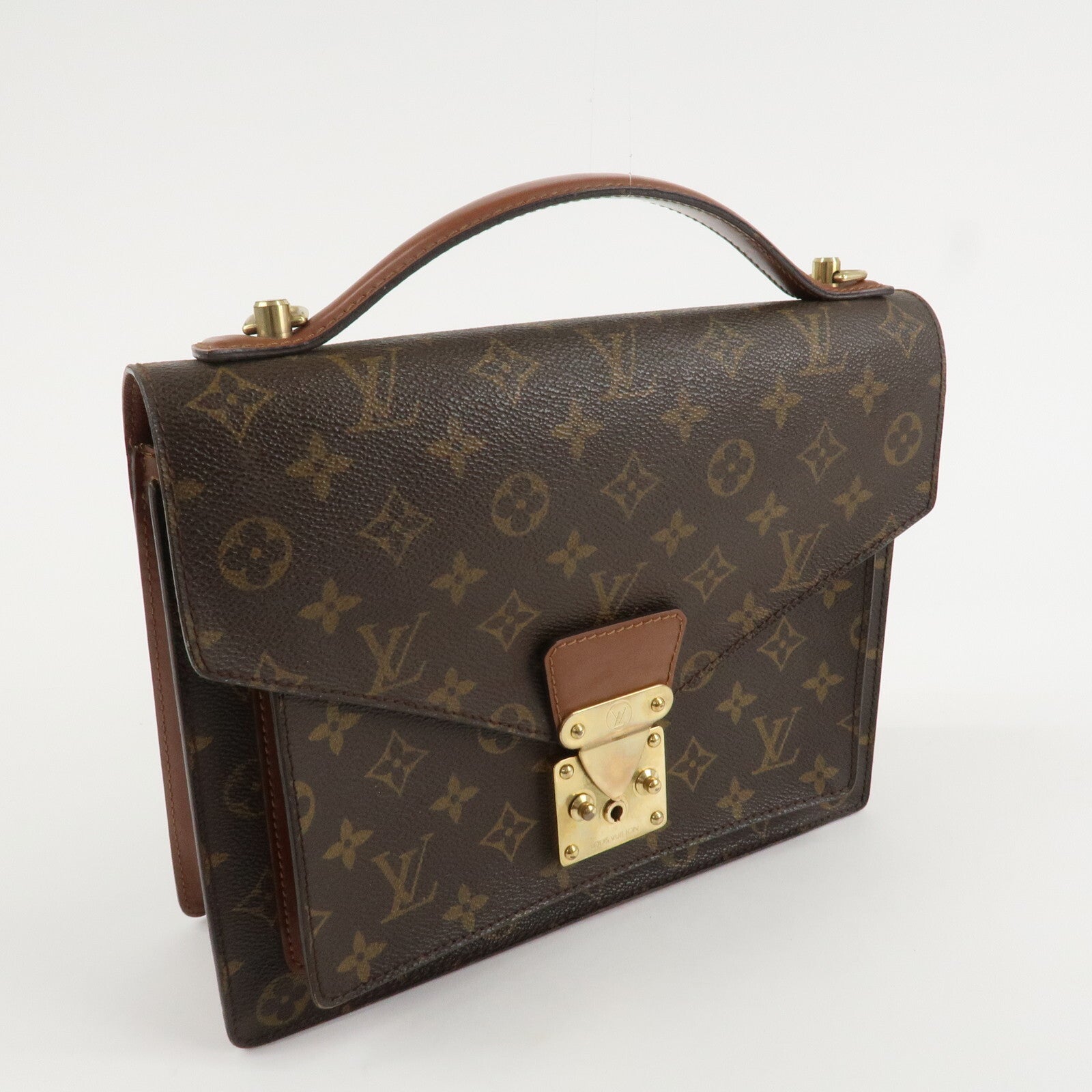 Louis Vuitton Monogram Monceau 28 Hand Bag - Monogram, Canvas and Leather